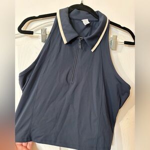 Old Navy Women's Sleeveless Golf/Tennis Navy Top